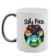 Чашка с цветной ручкой Sally Face Серебро фото