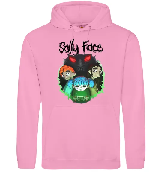 Мужская толстовка (худи) Sally Face Розовый фото