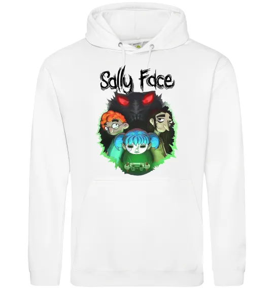 Мужская толстовка (худи) Sally Face Белый фото