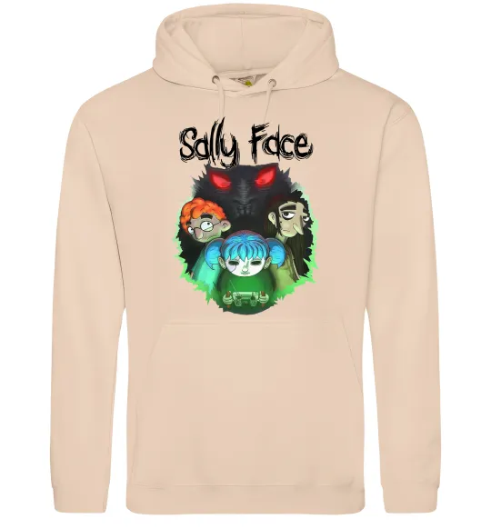 Мужская толстовка (худи) Sally Face Песочный фото