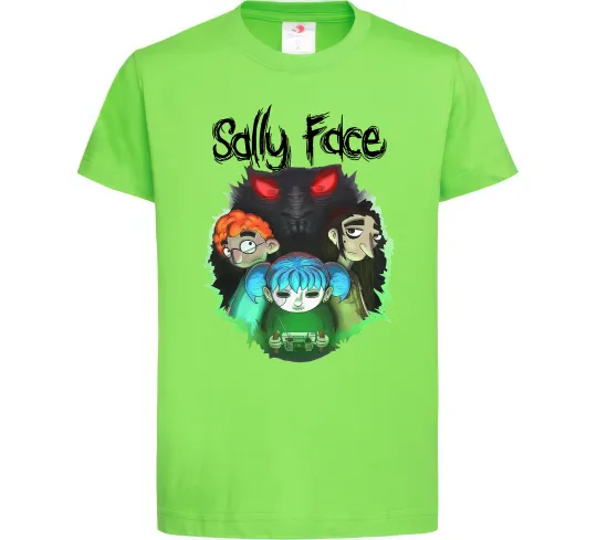 Дитяча футболка Sally Face Лаймовий фото