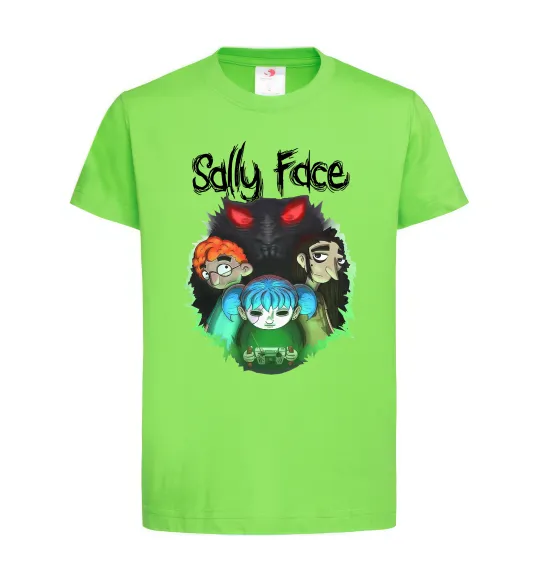 Детская футболка Sally Face Лаймовый фото