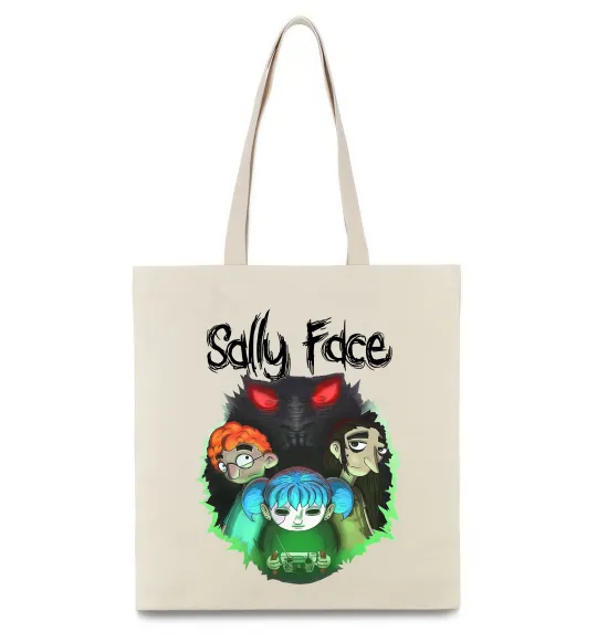 Эко-сумка Sally Face Бежевый фото