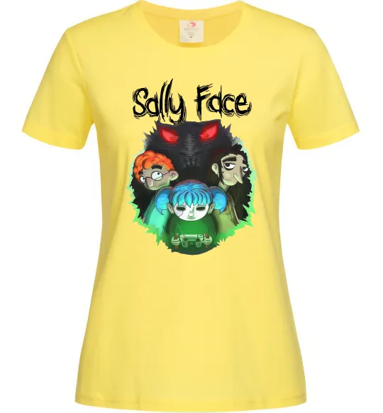Женская футболка Sally Face Лимонный фото