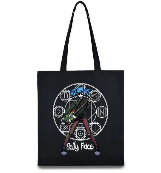 Эко-сумка Sally Face runes Черный фото