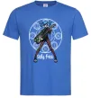 Мужская футболка Sally Face runes Ярко-синий фото