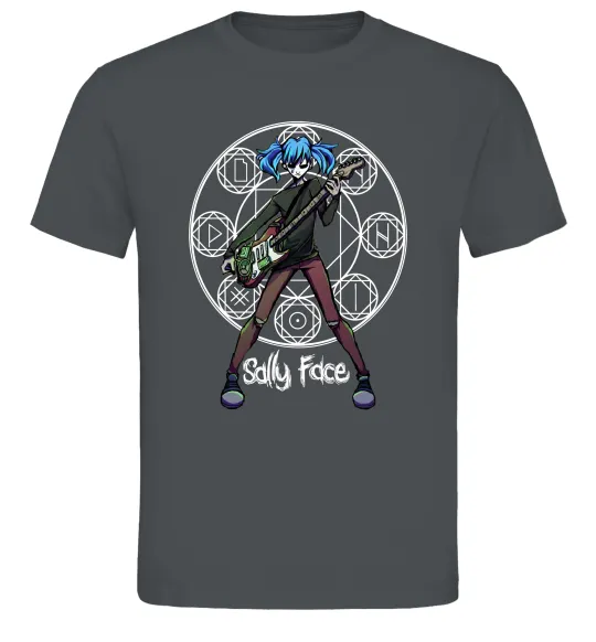Мужская футболка Sally Face runes Графит фото