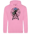 Мужская толстовка (худи) Sally Face runes Розовый фото