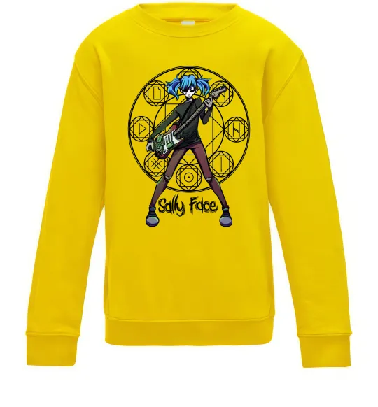 Дитячий світшот Sally Face runes Сонячно жовтий фото