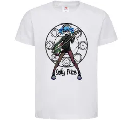 Детская футболка Sally Face runes Белый фото