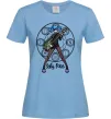 Жіноча футболка Sally Face runes Блакитний фото