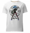 Мужская премиум футболка Sally Face runes Белый фото