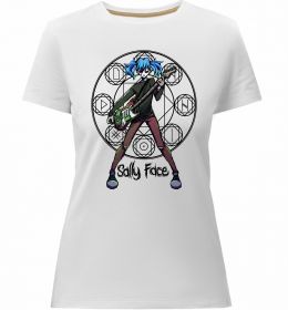 Женская премиум футболка Sally Face runes