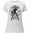 Женская премиум футболка Sally Face runes Белый фото