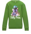 Детский Свитшот Саллі Фейс персонажі Лаймовый фото