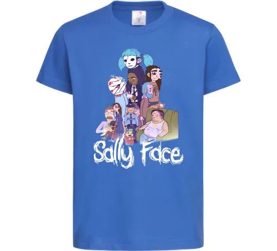 Дитяча футболка Саллі Фейс персонажі Яскраво-синій фото