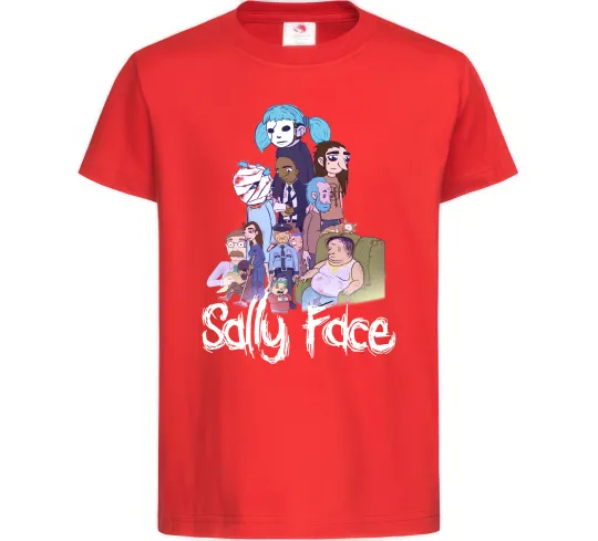 Дитяча футболка Саллі Фейс персонажі Червоний фото