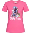 Женская футболка Саллі Фейс персонажі Ярко-розовый фото