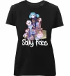 Женская премиум футболка Саллі Фейс персонажі Черный Женская премиум футболка Саллі Фейс персонажі Черный фото