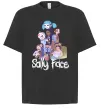 Футболка Оверсайз Саллі Фейс персонажі Черный фото