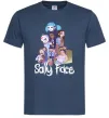 Мужская футболка Саллі Фейс персонажі Темно-синий фото