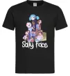 Мужская футболка Саллі Фейс персонажі Черный фото