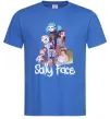Мужская футболка Саллі Фейс персонажі Ярко-синий фото