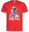 Мужская футболка Саллі Фейс персонажі Красный фото
