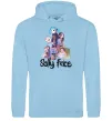Чоловіча толстовка (худі) Саллі Фейс персонажі Блакитний фото