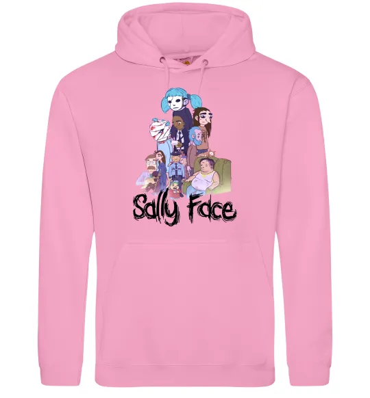 Женская толстовка (худи) Саллі Фейс персонажі Розовый фото