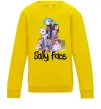 Детский Свитшот Саллі Фейс персонажі Солнечно желтый фото