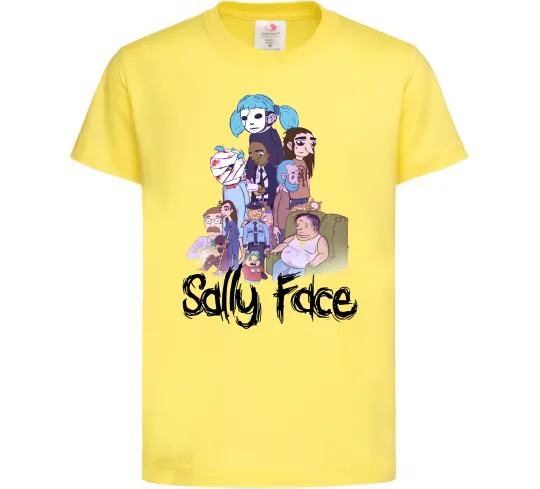 Дитяча футболка Саллі Фейс персонажі Лимонний фото