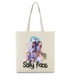 Эко-сумка Саллі Фейс персонажі Бежевый фото