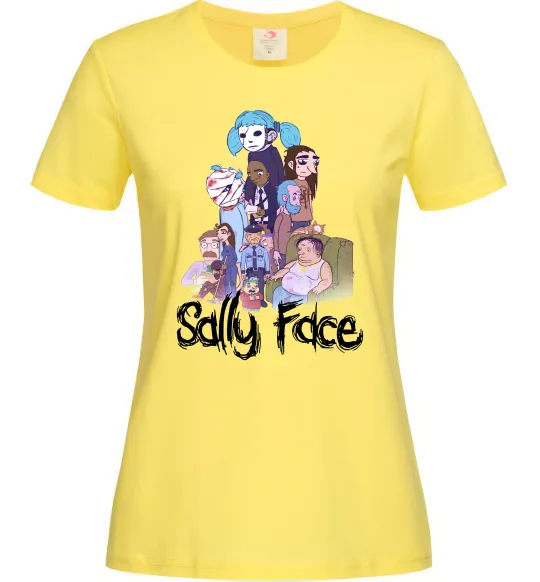 Женская футболка Саллі Фейс персонажі Лимонный фото