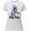 Женская премиум футболка Саллі Фейс персонажі Белый Женская премиум футболка Саллі Фейс персонажі Белый фото