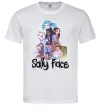 Мужская футболка Саллі Фейс персонажі Белый фото