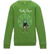 Детский Свитшот Sally with guitar Лаймовый фото