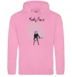 Женская толстовка (худи) Sally with guitar Розовый фото