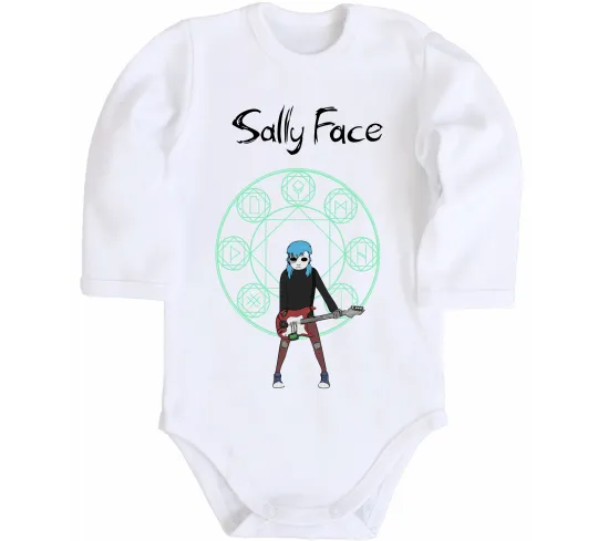 Дитячий бодік Sally with guitar Білий фото