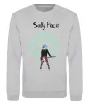Свитшот Sally with guitar Серый меланж фото