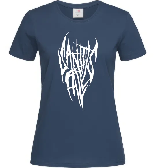 Женская футболка Sanity Falls Темно-синий фото