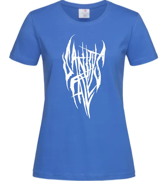 Женская футболка Sanity Falls Ярко-синий фото