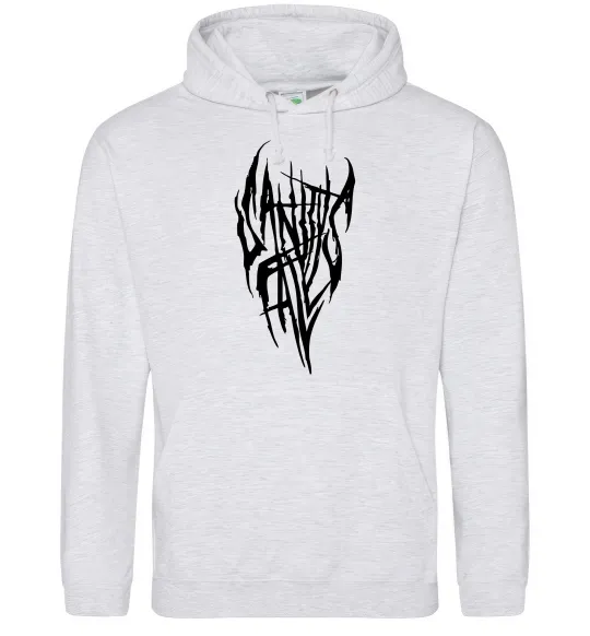 Мужская толстовка (худи) Sanity Falls Серый меланж фото