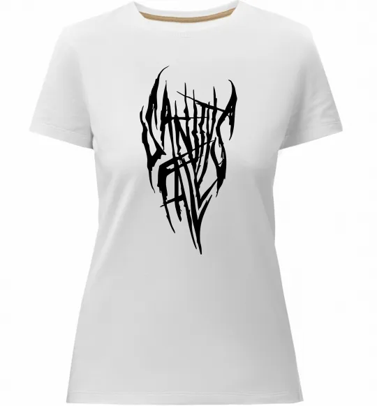 Жіноча преміум футболка Sanity Falls Білий фото