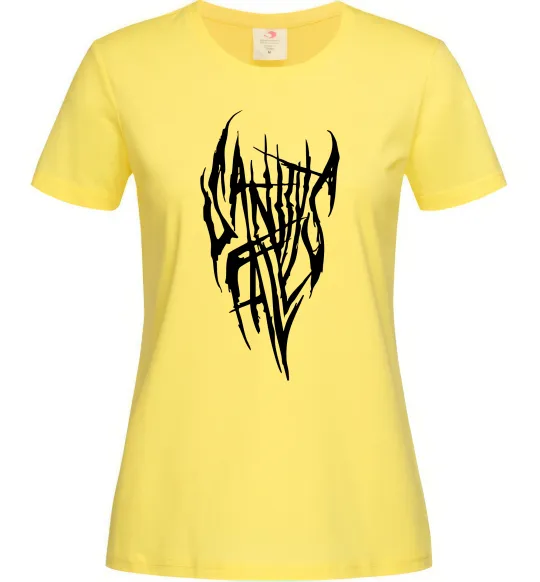 Женская футболка Sanity Falls Лимонный фото