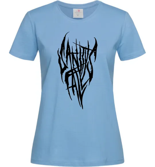 Женская футболка Sanity Falls Голубой фото