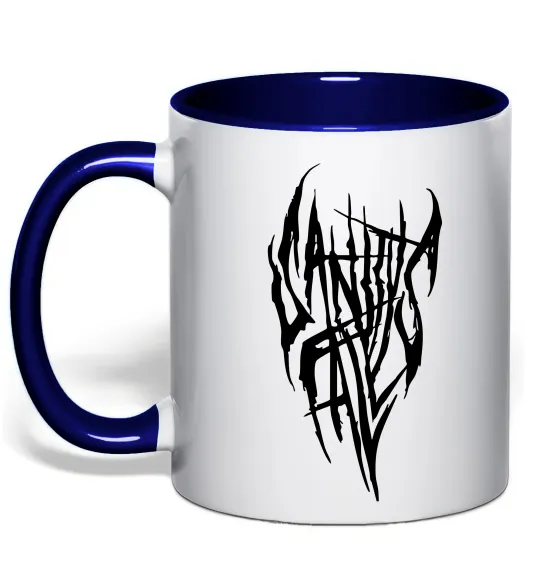 Чашка с цветной ручкой Sanity Falls Глубокий темно-синий фото