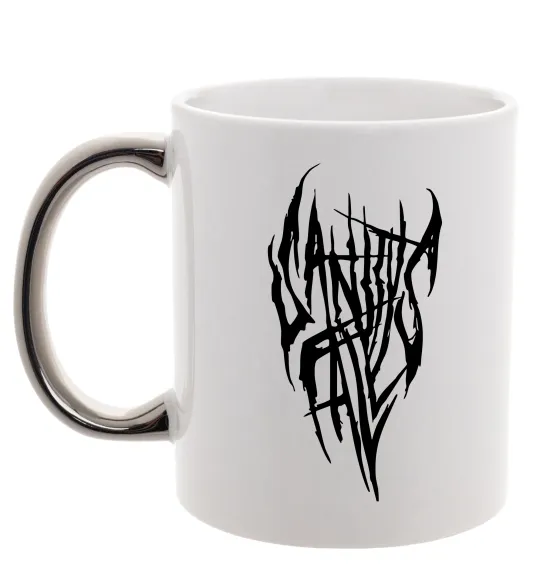 Чашка с цветной ручкой Sanity Falls Серебро фото