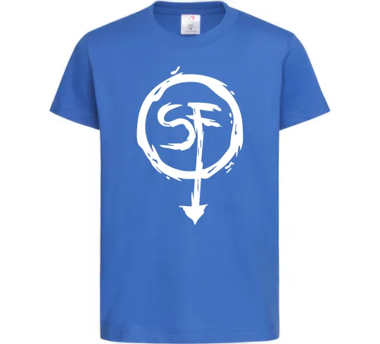 Дитяча футболка SF Яскраво-синій фото