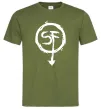 Мужская футболка SF Оливковый фото